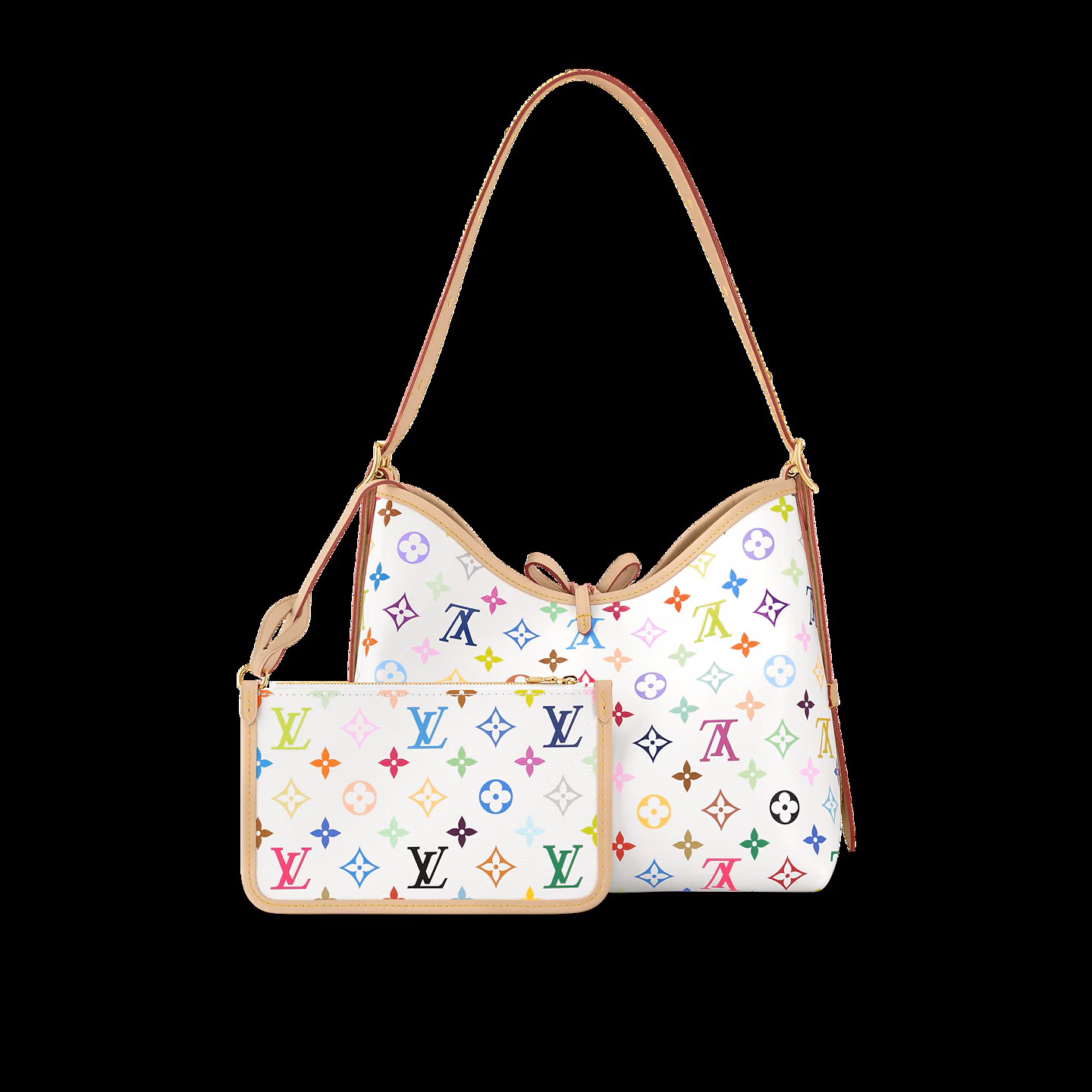 Louis Vuitton x Takashi Murakami CarryAll PM (nieuw en ongedragen) - Afbeelding 2
