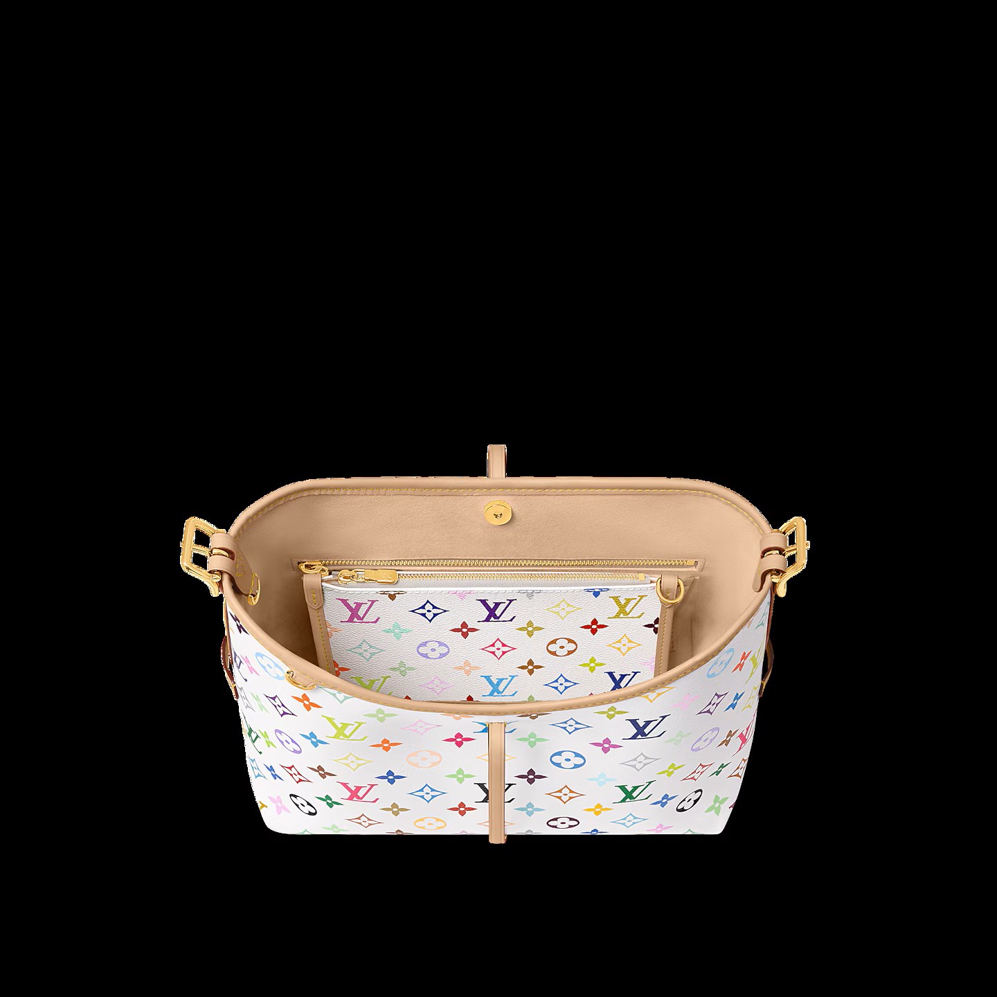Louis Vuitton x Takashi Murakami CarryAll PM (nieuw en ongedragen) - Afbeelding 3